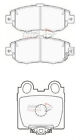 Lexus IS200 GS300 430 Front + Rear Brake Pads 99>05 NEXT DAY DELIVERY