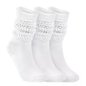 Slouch Socks for Woman 3 Pack Scrunch Socks Soft High Boot Socks Warm Thick K... - Picture 1 of 6