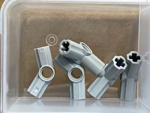 LEGO Parts - Light Bluish Gray Technic, Axle Pin Connector #4 - No 32192 - QTY 5 - Picture 1 of 1