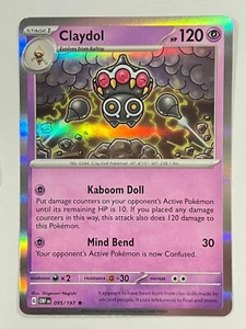 Claydol 095/197 Holo Rare Obsidian Flames Pokemon Near Mint NM - Picture 1 of 4