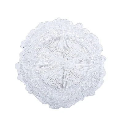 24 шт., 13-дюймовые круглые текстурированные зарядные пластины, свадебные настольные украшения, распродажа - Изображение 1 из 2