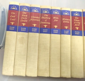 1950's-1960's Zane Grey Book Collection (17 volumes) - Bild 1 von 4