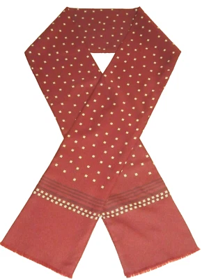 VINTAGE RETRO TERITAL SCARF CRAVAT SCOOTER GOODWOOD MOD INDIE ASCOT ITALY - Image 1 of 4