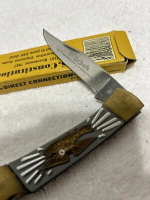 CUCHILLO DE COLECCIÓN BICENTENARIO CONSTITUCIÓN DE ESTADOS UNIDOS = 1787-1987- Foto 1 de 4