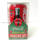 ULTRA COOL Vintage 1995 Coca-Cola "Can" Stackable Puzzle Coasters - Set of 6 YY1