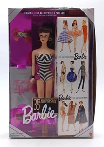 1993 35th Anniversary Brunette Barbie Puppe / Mattel 11782 / NrfB, Ovp - Bild 1 von 7