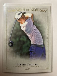 Tarjeta de novato Justin Thomas 2016 Upper Deck Goodwin Champions Golf Star #18 cantidad - Imagen 1 de 2
