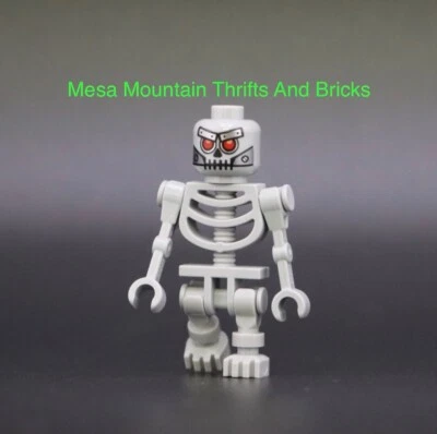 LEGO® Robo скелет минифигурка tlm048 новый LEGO фильм робот скелет лейтенант серый - Изображение 1 из 4