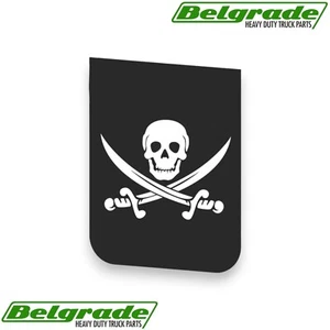 (2 Pack) Truck & Trailer, Mud Flap Jolly Roger Pirate 24in X 30in Poly - Bild 1 von 1