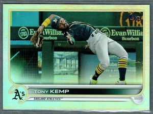 2022 Topps Series 1 Tony Kemp Rainbow Foil #114 Athletics SP - Picture 1 of 2