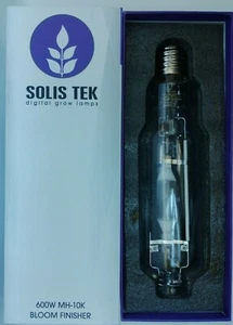 SolisTek STMH600-10K Metal Halide Digital Grow Lamp, 600-watt Bloom Finisher - Picture 1 of 6
