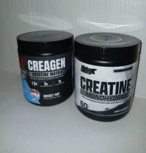 (2) 1 @ Nutrex & 1 @ Creagen CREATINE Monohydrate Powder Micronized 90 Servings - Picture 1 of 12