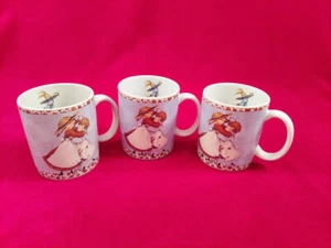 3 of Lang & Wise Coffee Mugs Cups 1997 Special Friends Sherri Buck Baldwin Girls - Picture 1 of 6