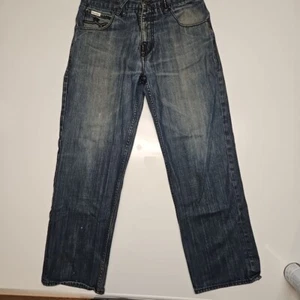 LRG Lifted Research Group Jeans Men Size 34W x 31 Straight Drafting Dark Wash - Picture 1 of 14