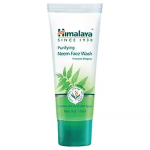 2x Himalaya Purificante Neem Lavaggio Viso per Pelle Senza Brufoli 15 ml Spedizione Gratuita - Foto 1 di 7