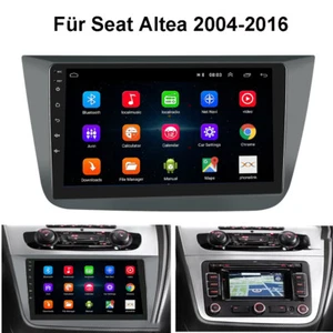 Per Seat Altea 2004-2016 9'' 2DIN Android 15 Autoradio Navigatore GPS FM RDS USB BT - Foto 1 di 12