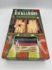 Vintage Backgammon and Illustrated Book 1999 by Jon Tremaine - Picture 1 of 7