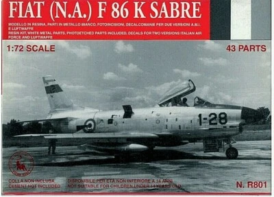 Tauro Model TMR801 North American.- FIAT F-86 K SABREDOG (KAPPONE) scala 1:72 - Immagine 1 di 4