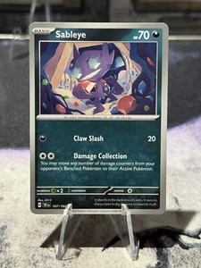 Pokemon Sableye 107/162 Sv05: Temporal Forces Regular - Picture 1 of 2