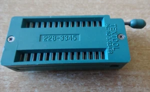 3M Textool 228-3345 ZIF Socket IC DIP-28 Nullkraftsockel Test Sockel 2.54mm - Bild 1 von 3