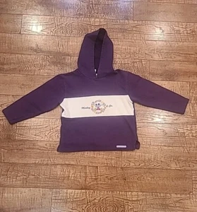 Vintage Mickey & Co Girls Hoodie Size Medium 10/12 Disney Mickey Mouse Purple - Picture 1 of 7
