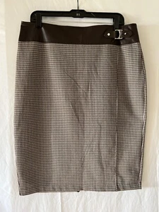 Falda Estampada Marrón Ralph Lauren Nueva con Etiquetas Talla 14 $165 - Imagen 1 de 6