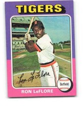 1975 Topps Mini #628 Ron LeFlore NM+ RC Rookie Tigers ID:338913