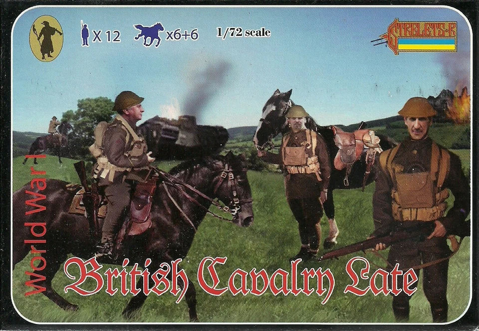 Strelets 1/72 (20mm) WWI British Cavalry (Late War)
