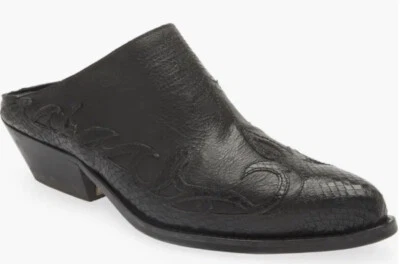 Botines sin cordones Golden Goose Santiago Western Black Mule $690 actuales Foto 1 de 4