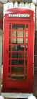 Vintage Poster British Telephone Booth Phone booth UK England Pinup 1970s Red