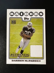 2008 Topps Target Factory Set Exclusive Darren McFadden Rookie Jersey #1 READ - Picture 1 of 3