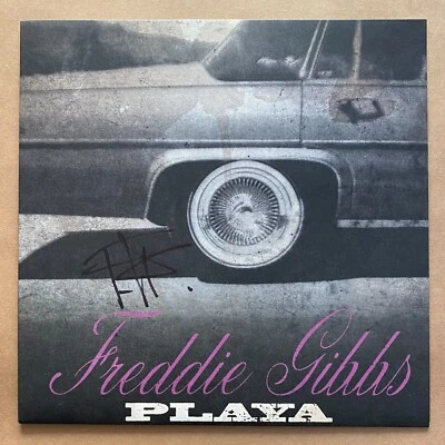 Freddie Gibbs Signed Playa Single Vinyl Record 12" LP Esgn Autograph 2010 Rare - Image 1 of 4