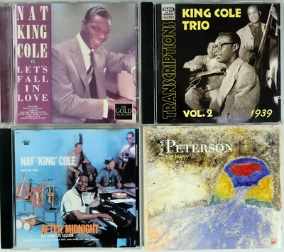 4 CDs: 3 x Nat King Cole zusammen mit 1 CD Oscar Peterson "Get Happy" - Bild 1 von 4