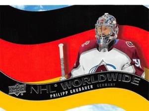 2020-21 Upper Deck NHL Worldwide #WW17 Philipp Grubauer - Picture 1 of 2