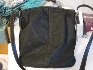 Coach Umhängetasche schwarz Nylon gebraucht - Bild 1 von 11