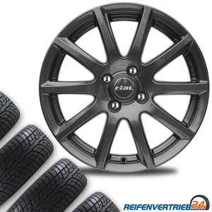 4x Alu Winterräder für Citroën C4 Reifen 215/60R17 Dunlop - Bild 1 von 2