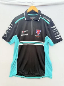 Walkinshaw Andretti United Racing Motorsports Polo Grey Green Size Medium - Picture 1 of 4
