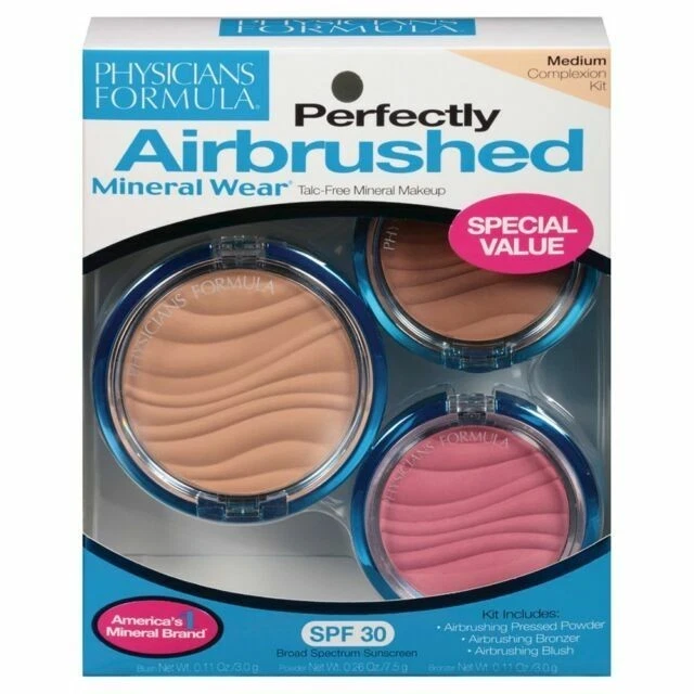 Physician Formula Talc-Free Mineral Wear Airbrushing SPF30 complexion Kit,Medium - Image 1 of 1