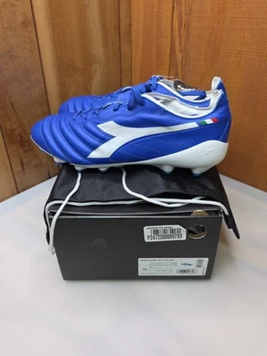 Diadora Brasil Elite2 Tech ITA LPX (Size 10 US) Blue/White - Soccer Cleats - Image 1 of 4