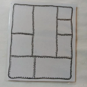 BACKGROUND STAMP QUILTING 4" X 5" - Picture 1 of 3