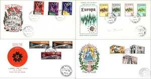Malta 1968 -1972 FDC Europa Xmas Christmas United Nations Expo First Day Covers - Picture 1 of 5
