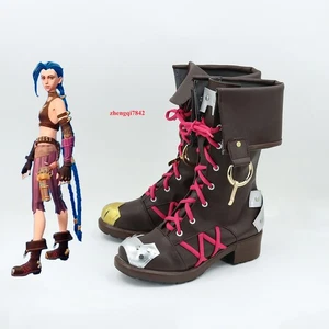 Arcane League of Legends Jinx Cosplay Anime Botas Zapatos Carnaval Utilería Regalo Nuevo - Imagen 1 de 5