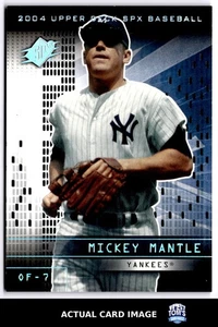 2004 Upper Deck SPx #105 MICKEY MANTLE New York Yankees HOF EX-NM - Picture 1 of 4