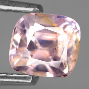 0.70Ct. Natural Gemstone Spinel Yellow Pink Bi-Color Cushion Myanmar Attractive! - Picture 1 of 7