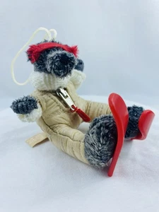 Bath And Body Works Retired ‘Benny The Skiing Moose’ Christmas Tree Ornament 3” - Picture 1 of 18