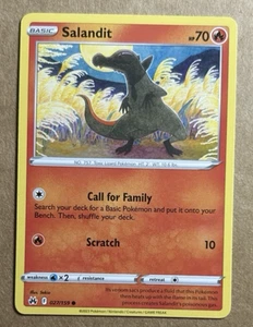 Pokemon Crown Zenith Salandit 027/159 - Picture 1 of 1