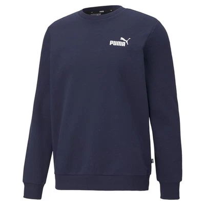 Sudadera PUMA Essentials Pequeña Logo Cuello Redondo Para Hombre Azul 58668206 Foto 1 de 2