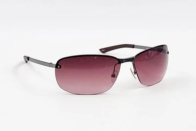 Очки солнцезащитные Macy's Alfani Halfrim пистолетные металлические серые розовые градиентные пружинные на петлях - Изображение 1 из 4