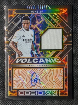 Vini Vinicius Jr 2022-23 Panini Obsidian Electric Orange Auto #5/6 Real Madrid - Image 1 of 2