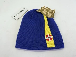 Neu mit Etikett Vintage 90er Phat Farm Beanie Mütze Kappe blau Winter Ski Hip Hop Rap Grunge USA - Bild 1 von 6